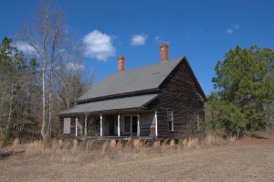 19th century clapboard house in middle Georgia.